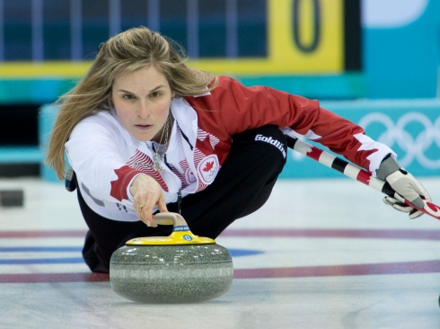 Jennifer Jones lors de la finale