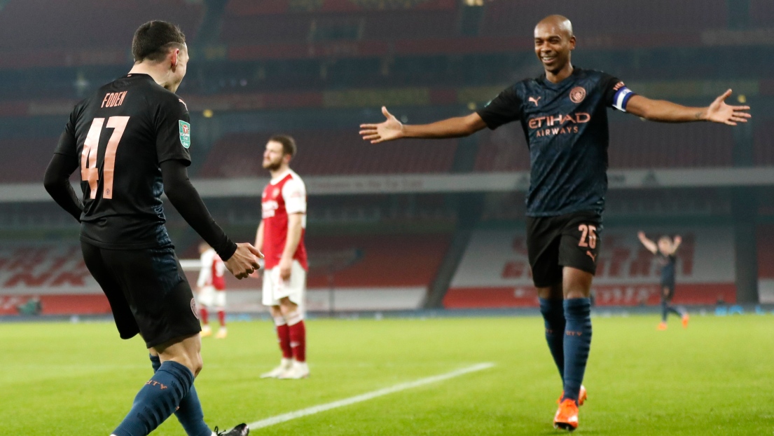 Phil Foden et Fernandinho