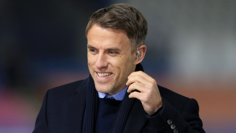 Neville et Shaw avec l'équipe nationale masculine