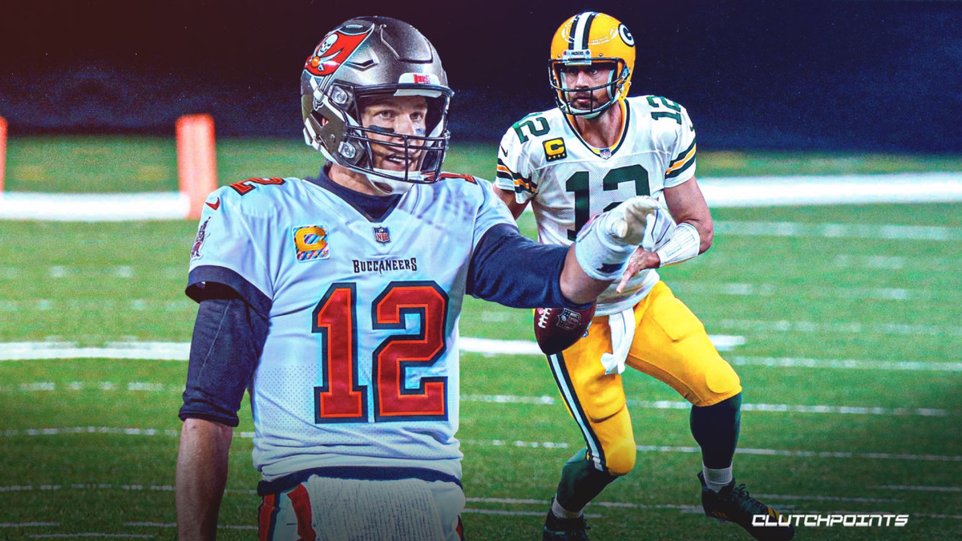 Tom Brady et Aaron Rodgers